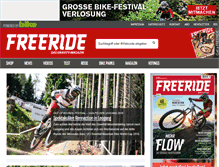 Tablet Screenshot of freeride-magazine.com